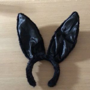 Black Posable Playboy Bunny Ears 🎃